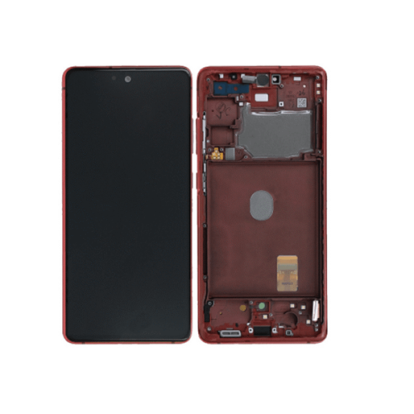 Ecran complet Samsung Galaxy S20 FE 4G/5G G780F/G781B original Rouge