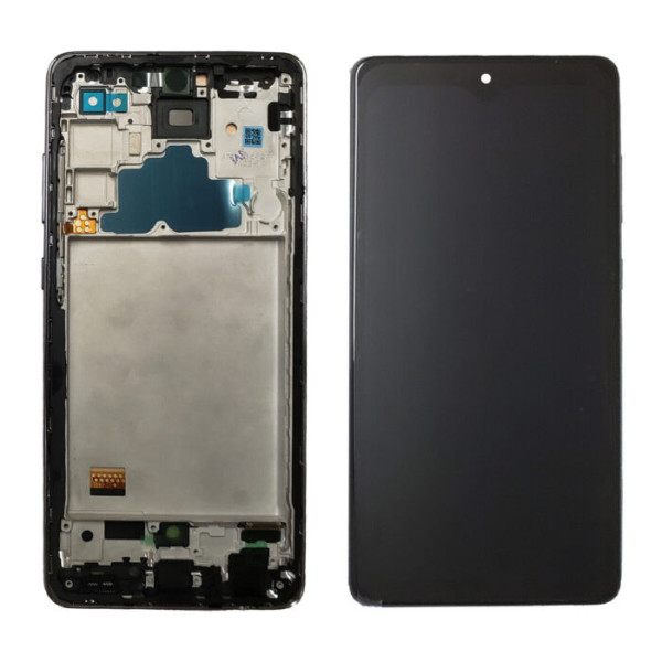 Ecran SAMSUNG GALAXY A72 4G/5G sur châssis Noir