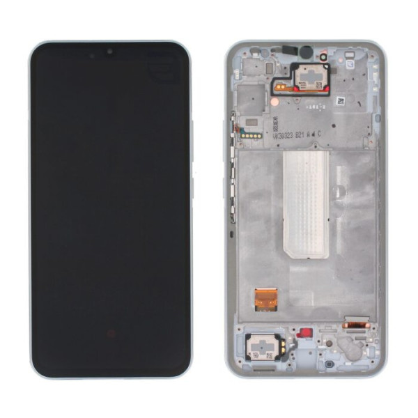 Ecran SAMSUNG Galaxy A34 5G A346B Argent sur châssis