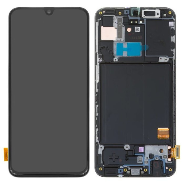 Ecran SAMSUNG GALAXY A40 OLED A405 sur châssis Noir