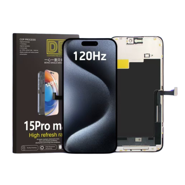 Ecran iPhone 15 Pro Max (Soft Oled) - IC - Taille et Épaisseur d’Origine